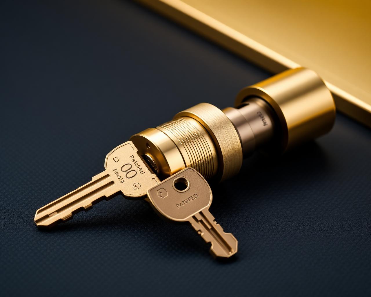 Cylindre adaptable RB Locks haute sûreté avec clés brevetées